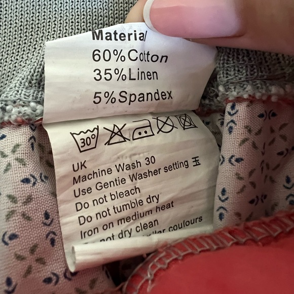 Tansozer Coral Pink Shorts Casual Classic Fit Drawstring Hybrid Shorts Medium - Picture 4 of 15